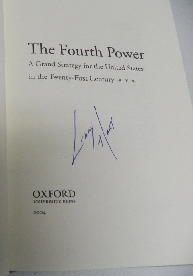 SIGNED The Fourth Power by Gary Hart (2004 hardcover) U.S. senator