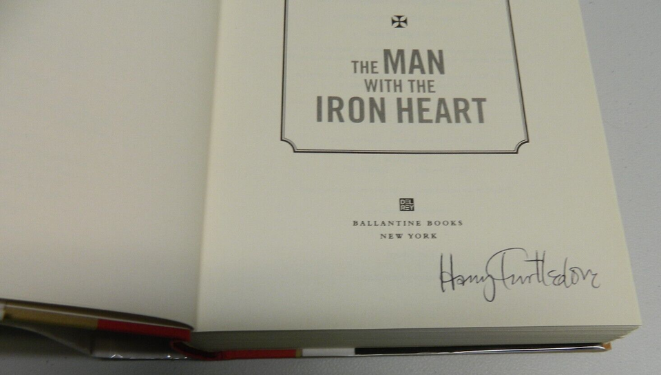 SIGNED The Man with the Iron Heart by Harry Turtledove (2008, Hardcover)