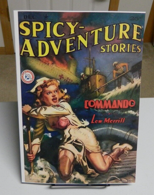 Spicy-Adventure Stories December 1942 pulp reprint