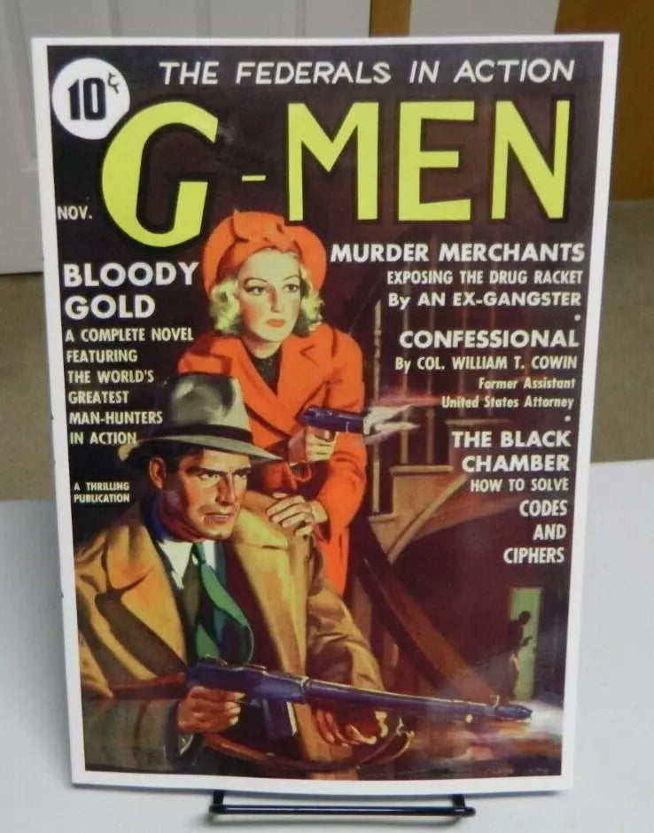 G-Men November 1936 pulp replica Dan Fowler Joe Archibald