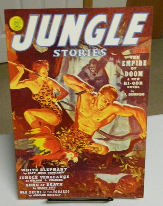 Jungle Stories Winter 1940 Ki-Gor The Jungle Lord pulp reprint replica