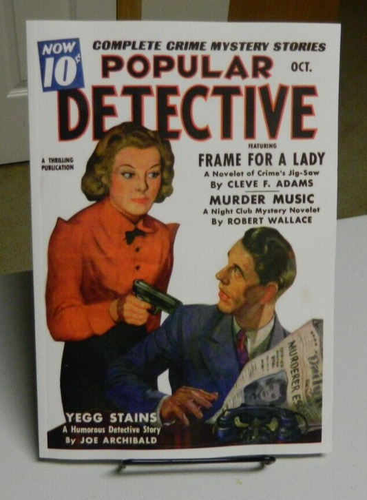 Popular Detective October 1938 pulp reprint Thrilling Pub Robert Sidney Bowen