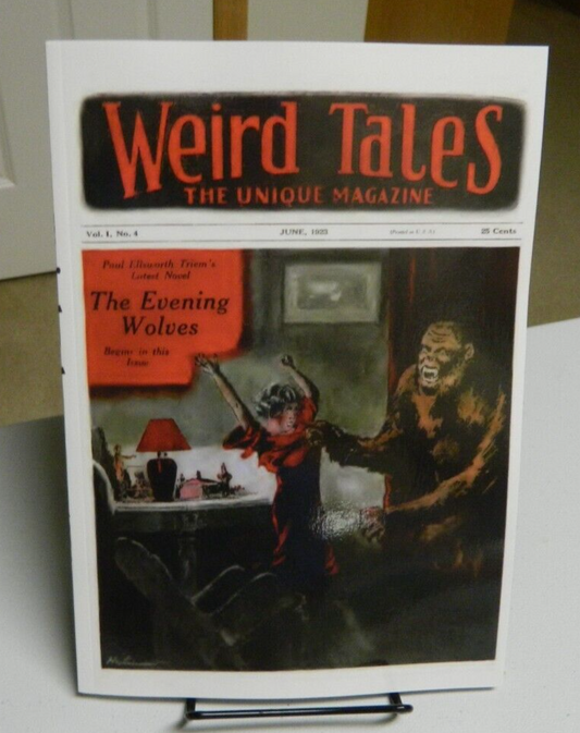 Weird Tales June 1923 issue pulp reprint