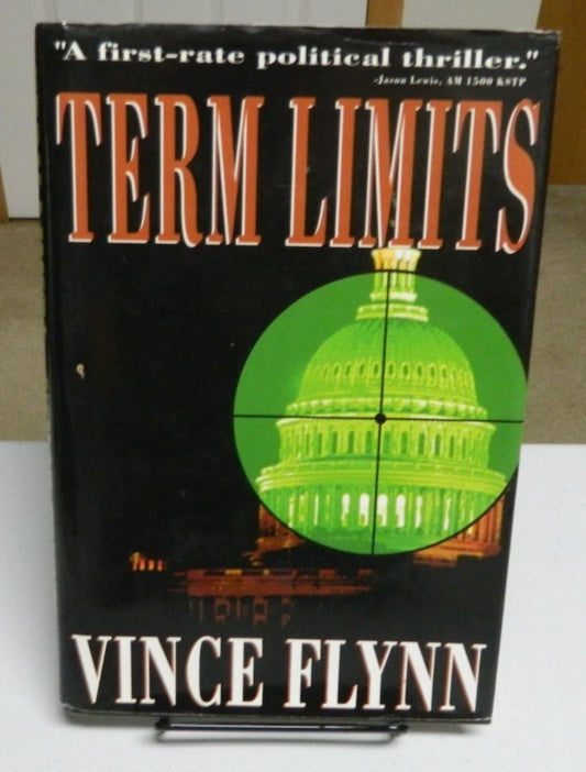 SIGNED Term Limits by Vince Flynn (1997, Hardcover) Cloak & Dagger Press
