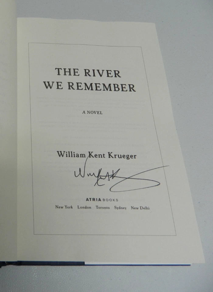 SIGNED The River We Remember : A Novel by William Kent Krueger (2023, Hardcover)
