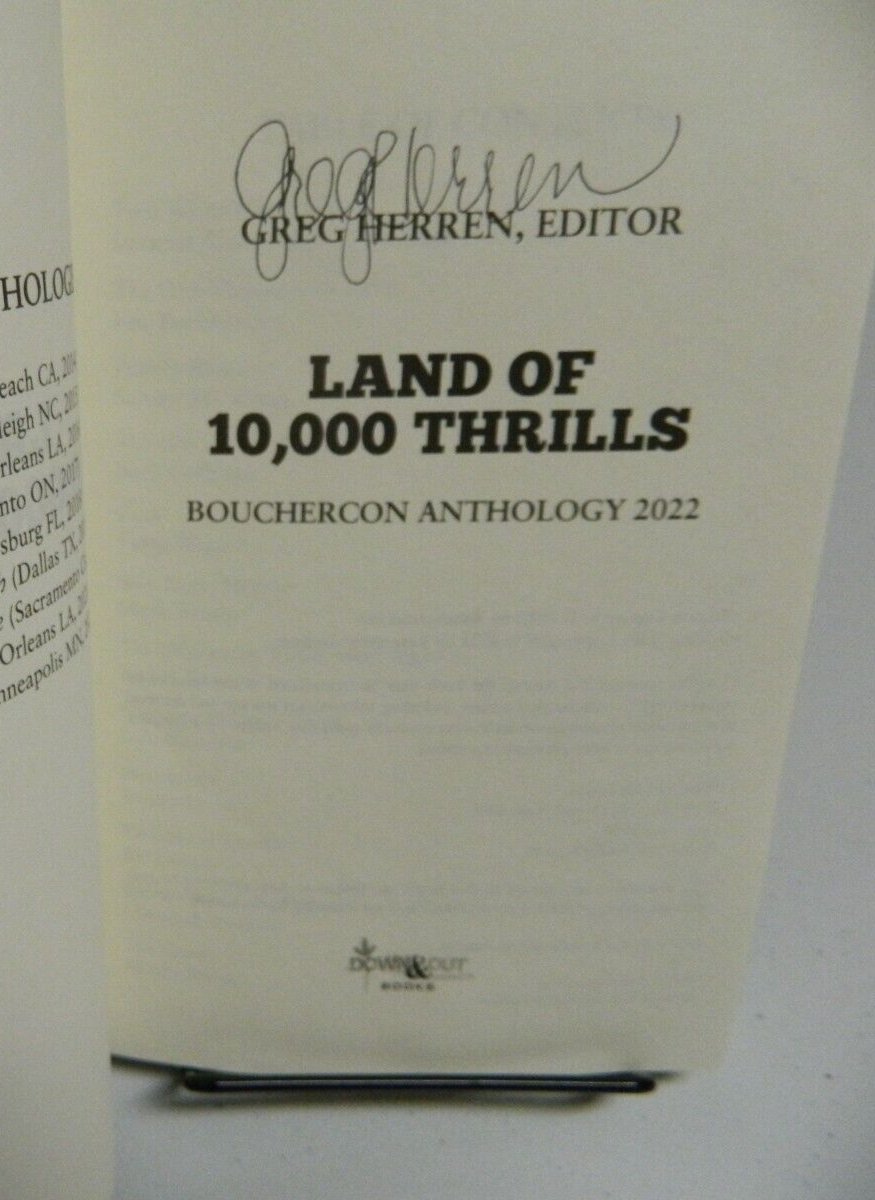 SIGNED x16 Land of 10,000 Thrills Bouchercon Anthology 2022 Minnesota mysteries